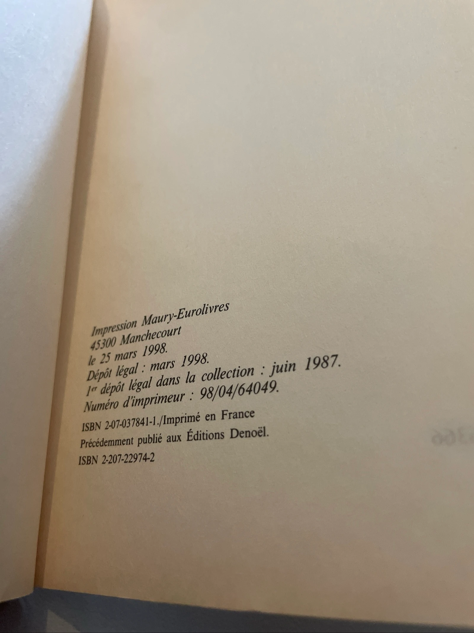 De tovenaar / rené Barjavel / folio zakformaat – photo 4